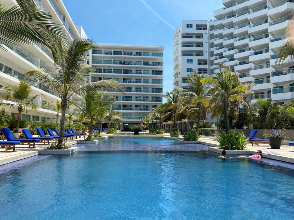 Hermoso Apartamento Con Todas Las Comodidades Acceso Directo A La Playa Morros Epic Sector La Boquilla Cumple Protocolos De Bioseguridad Cartagena Exterior foto