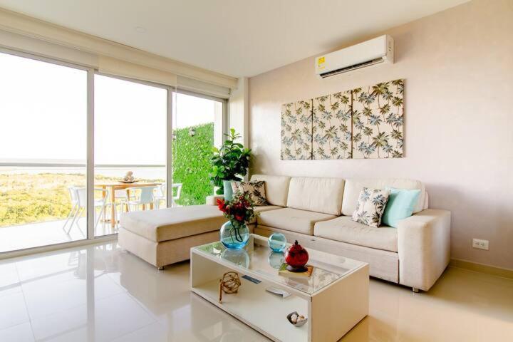 Hermoso Apartamento Con Todas Las Comodidades Acceso Directo A La Playa Morros Epic Sector La Boquilla Cumple Protocolos De Bioseguridad Cartagena Exterior foto