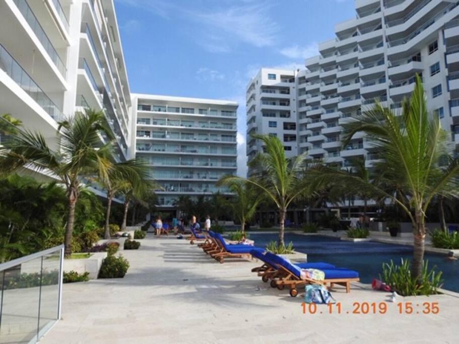 Hermoso Apartamento Con Todas Las Comodidades Acceso Directo A La Playa Morros Epic Sector La Boquilla Cumple Protocolos De Bioseguridad Cartagena Exterior foto