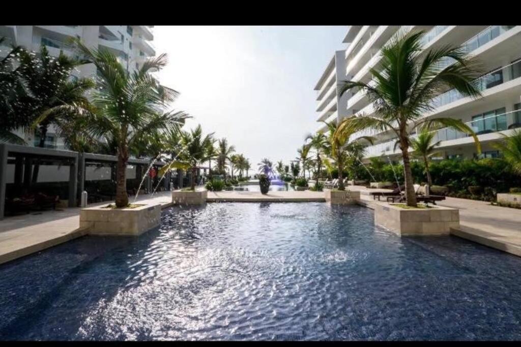 Hermoso Apartamento Con Todas Las Comodidades Acceso Directo A La Playa Morros Epic Sector La Boquilla Cumple Protocolos De Bioseguridad Cartagena Exterior foto
