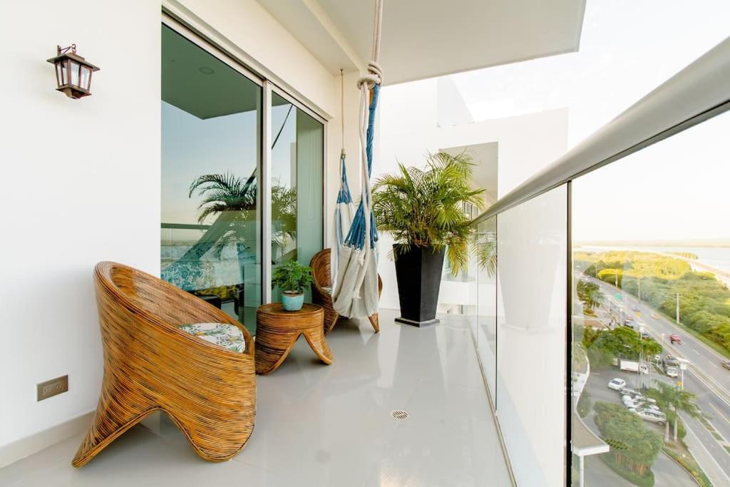 Hermoso Apartamento Con Todas Las Comodidades Acceso Directo A La Playa Morros Epic Sector La Boquilla Cumple Protocolos De Bioseguridad Cartagena Exterior foto