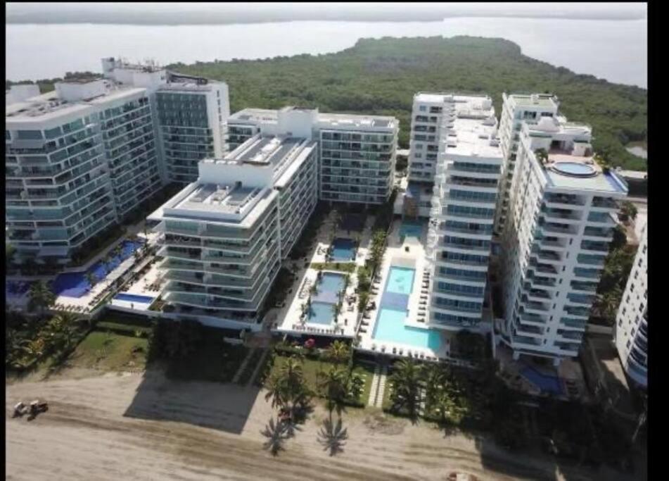 Hermoso Apartamento Con Todas Las Comodidades Acceso Directo A La Playa Morros Epic Sector La Boquilla Cumple Protocolos De Bioseguridad Cartagena Exterior foto